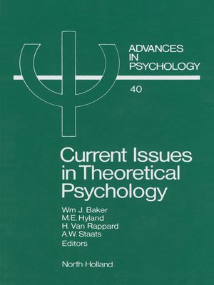cover image of Current Issues in Theoretical Psychology